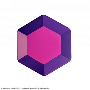 Squishy BRAWL STARS Purple Gem  11x12.4x2.5 cm