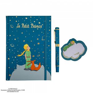 Premium Τετράδιο Α5 με Σκληρό Εξώφυλλο με Στυλό & Memo Pad THE LITTLE PRINCE