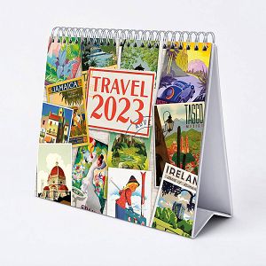 Deluxe Desk Calendar 2023 TRAVEL