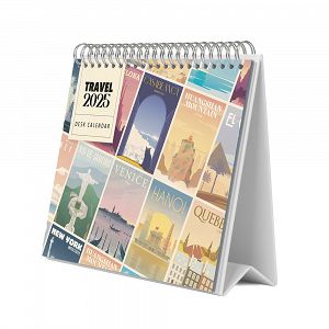 Deluxe Desk Calendar 2025 TRIPS