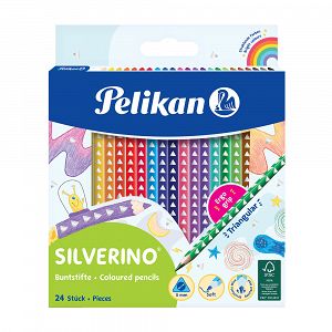 PELIKAN Colored Pencils Silverino 3mm 24 Colors - 10pcs Package