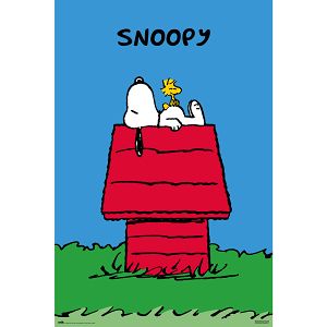 Poster 61Χ91.5cm SNOOPY Doghouse
