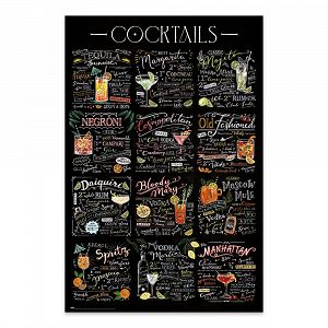 Αφίσα 61Χ91,5εκ COCKTAILS