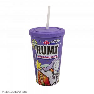 Ποτήρι με Καλαμάκι 475ml K-POP DEMON HUNTERS Rumi Superstar Flavor
