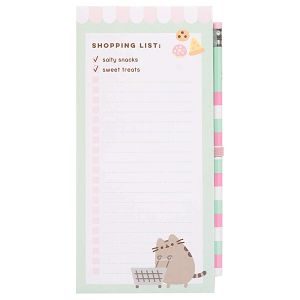 Notes Pad with Magnet & Pencil PUSHEEN Foodie Collection