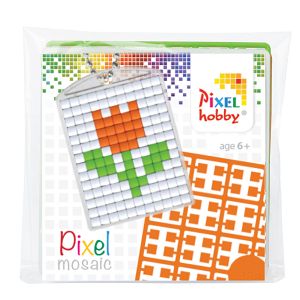 Pixel Mosaic Flower