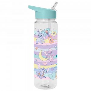 Πλαστικό Μπουκάλι με Καλαμάκι 500ML LILO & STITCH (PLANETARY)