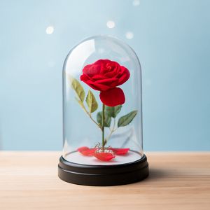 Φωτιστικό DISNEY Η Πεντάμορφη και το Τέρας - Μαγεμένο Τριαντάφυλλο