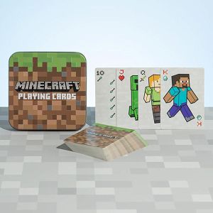 Playing Cards In Metallic Case MINECRAFT
