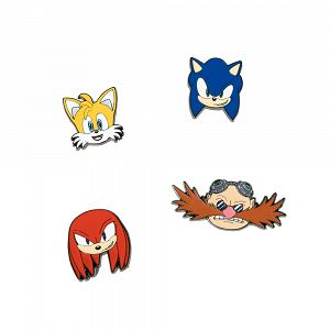 4 Badge Pack SONIC THE HEDGEHOG
