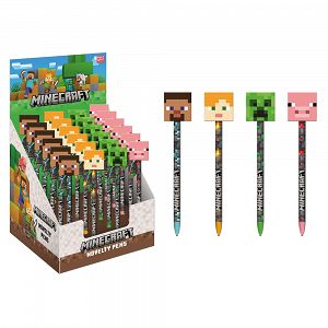 Στυλό με Topper σε Σταντ 24 τεμ. MINECRAFT