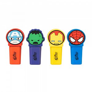 Σετ 4 Υπογραμμιστές (Highlighters) με 3D Topper MARVEL AVENGERS