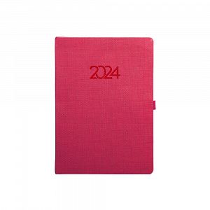 Daily Calendar Binded PU 2026 10Χ14 Red