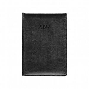 Daily Calendar Binded Indexed PU 2027 15Χ21 Black