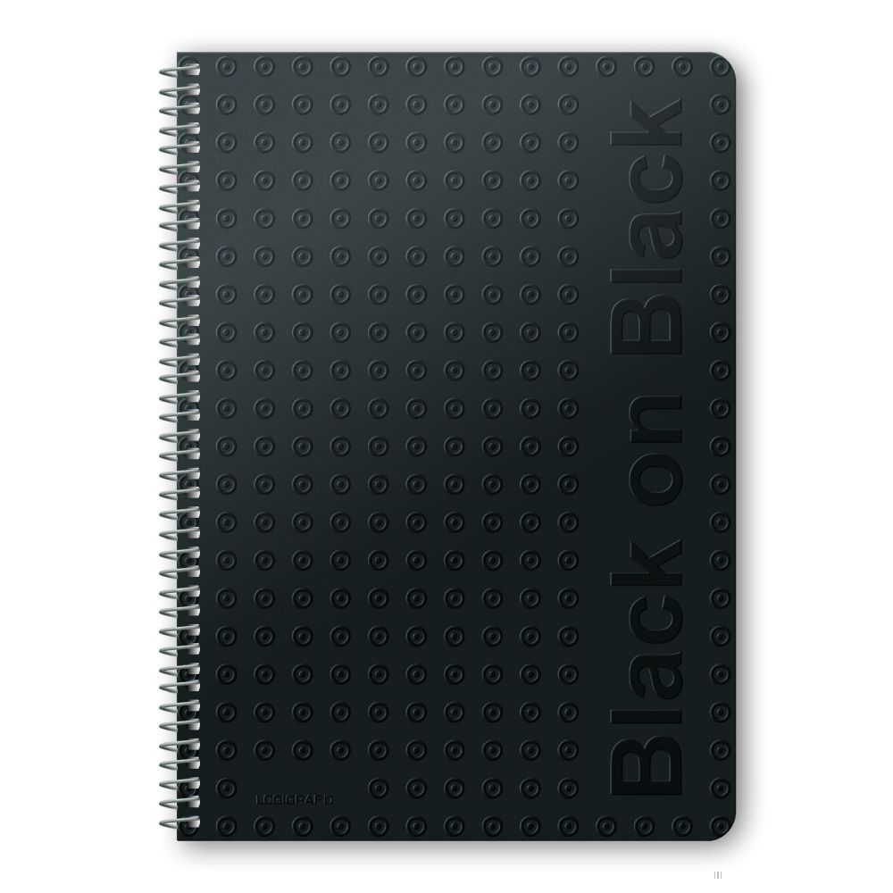 BLACK ΟΝ BLACK Wirelock Notebook A4/21Χ29
