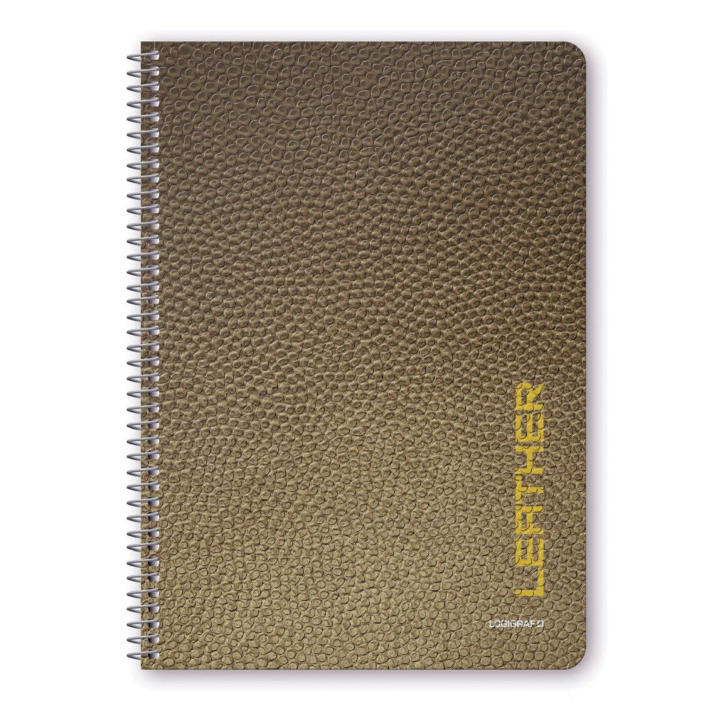 LEATHER Wirelock Notebook A4/21Χ29