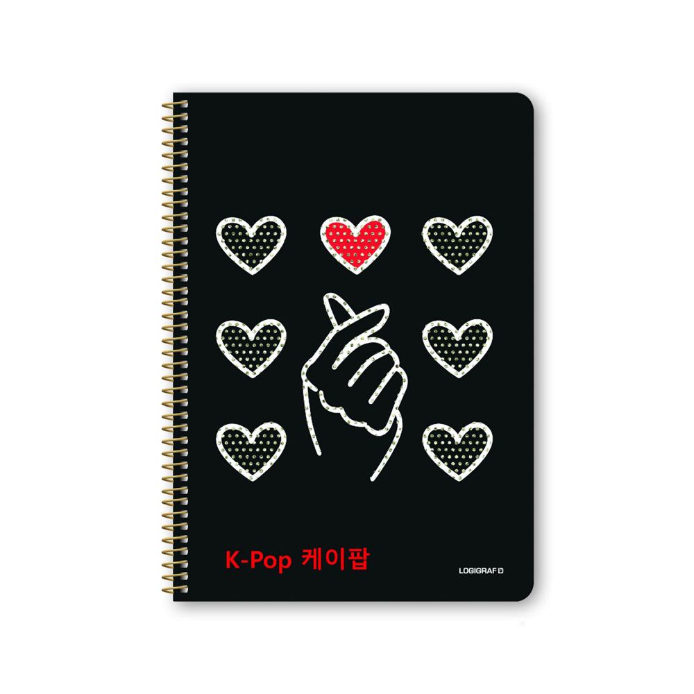 K-POP Wirelock Notebook B5/17Χ25