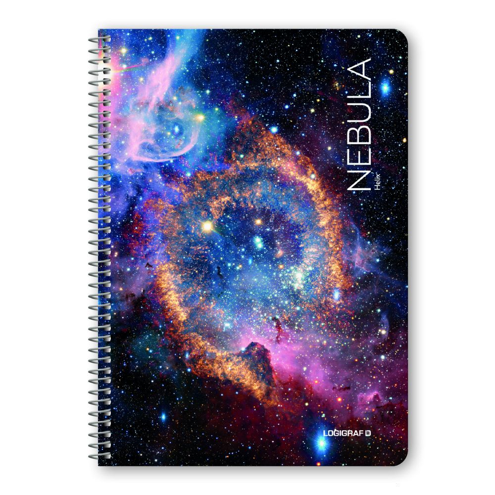NEBULA Τετράδιο Σπιράλ Wirelock Β5/17Χ25 2Θ 60Φ 10τμχ