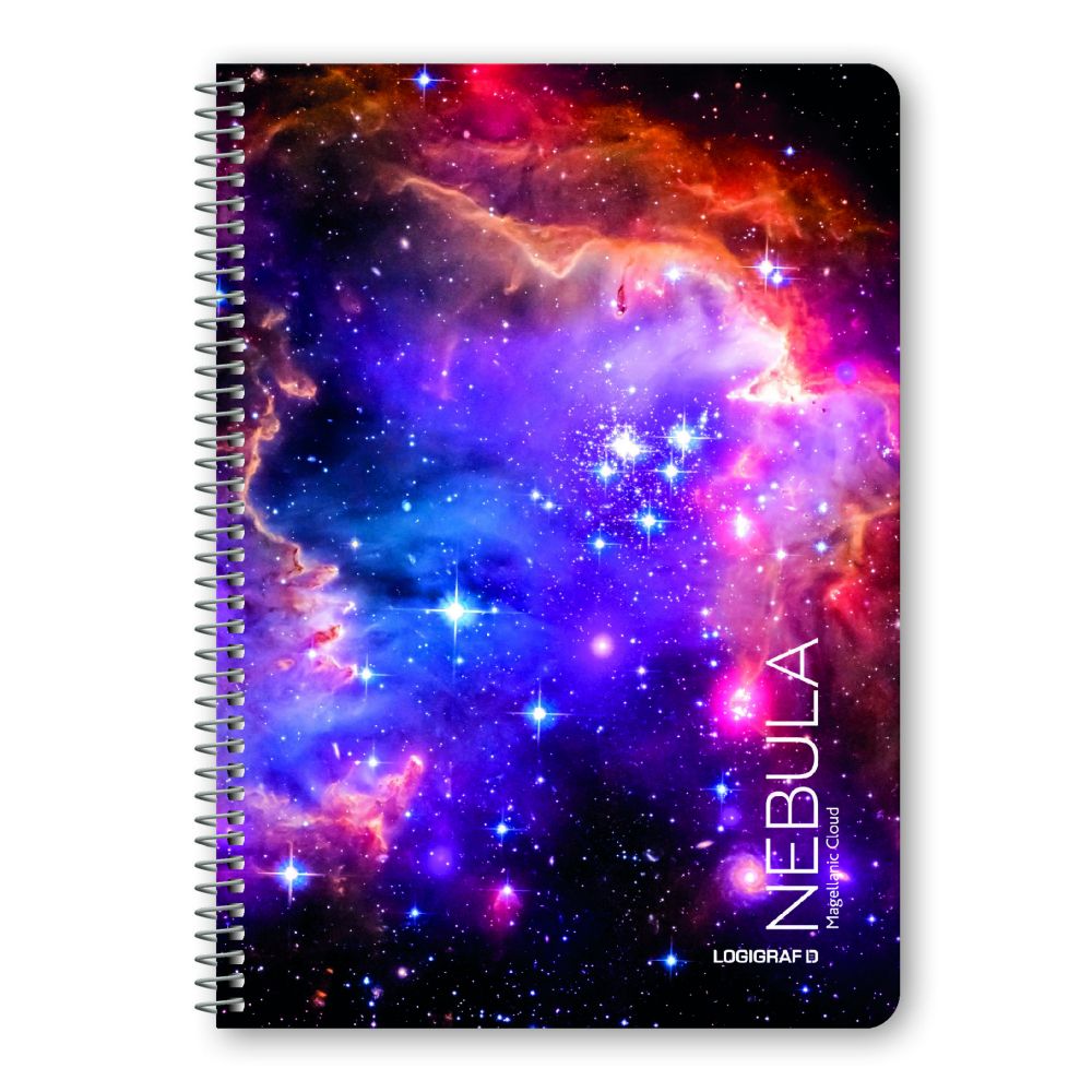 NEBULA Τετράδιο Σπιράλ Wirelock Β5/17Χ25 2Θ 60Φ 10τμχ