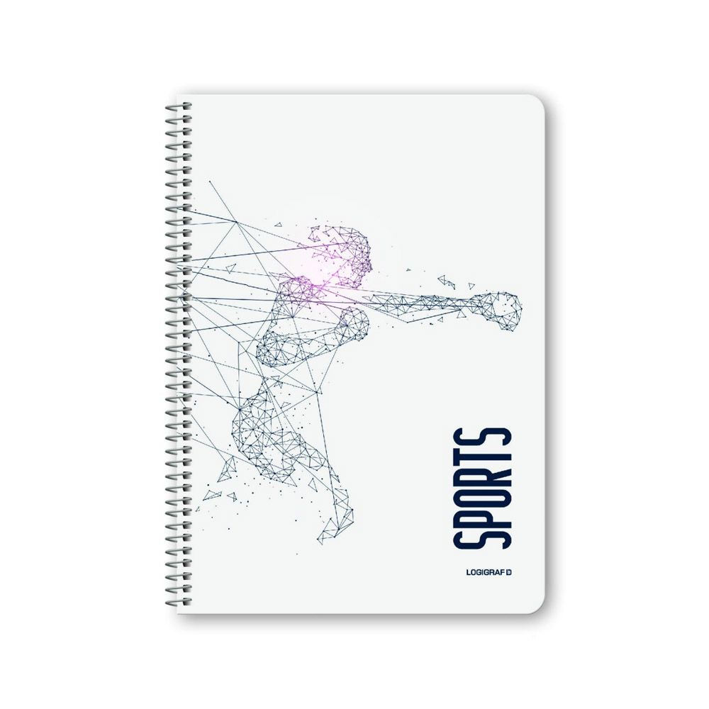 SPORTS Wirelock Notebook B5/17Χ25