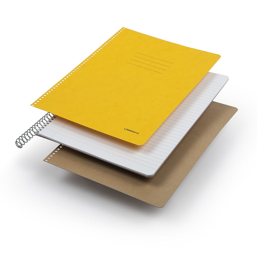 COVER Wirelock Notebook B5/17Χ25 10 colors