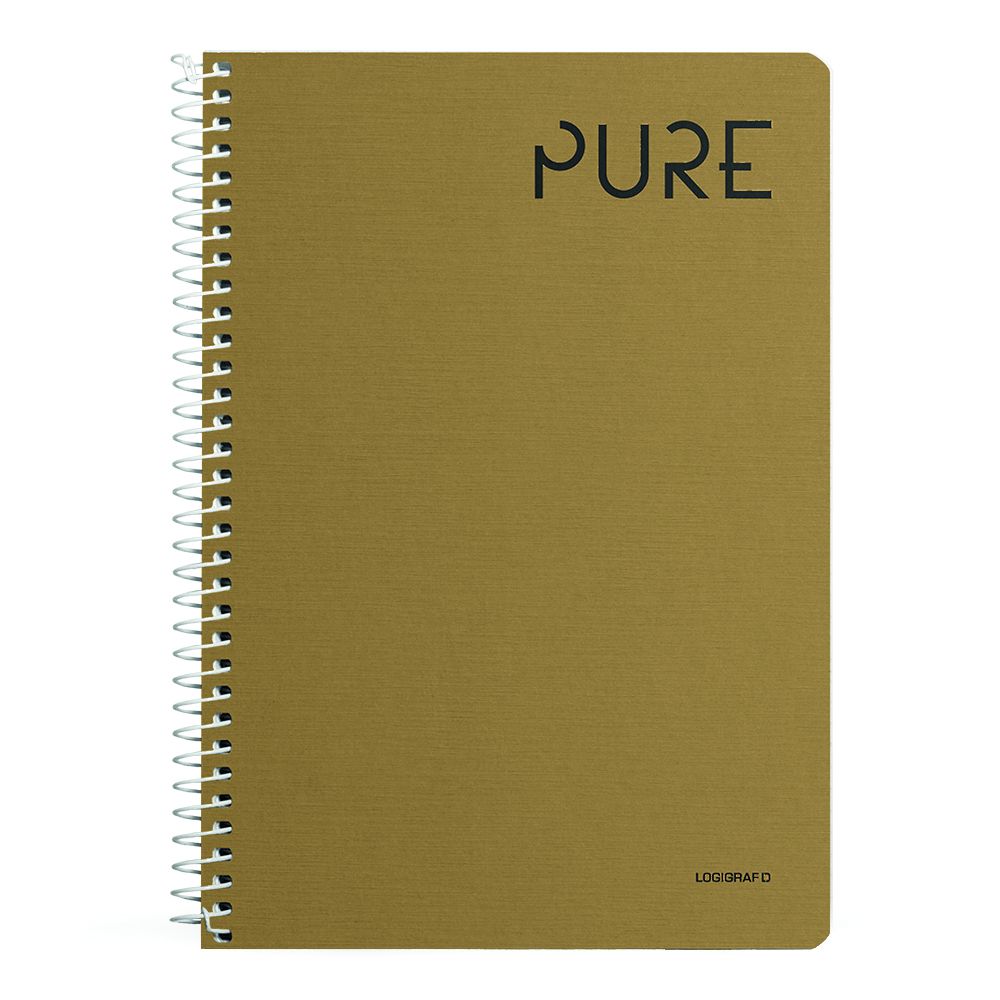 PURE Wirelock Notebook B5/17Χ25 2 Subjects 60 Sheets 10pcs