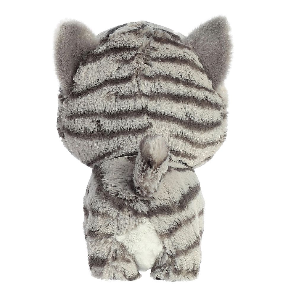 TEDDY PETS Grey Tabby Cat 18cm/7in