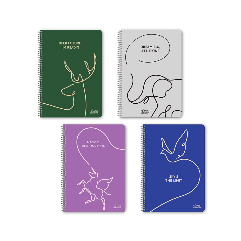 LINE Wirelock Notebook B5/17Χ25