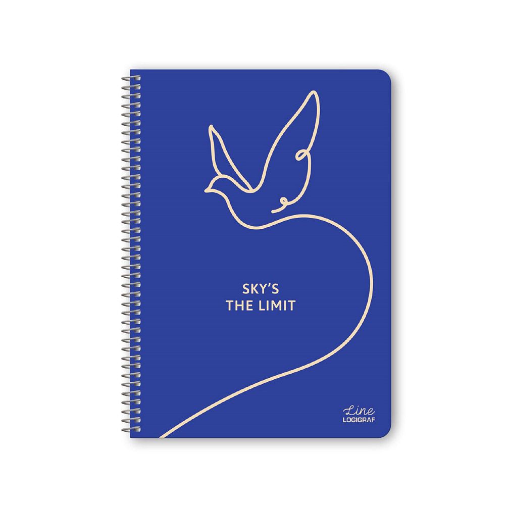 LINE Wirelock Notebook B5/17Χ25