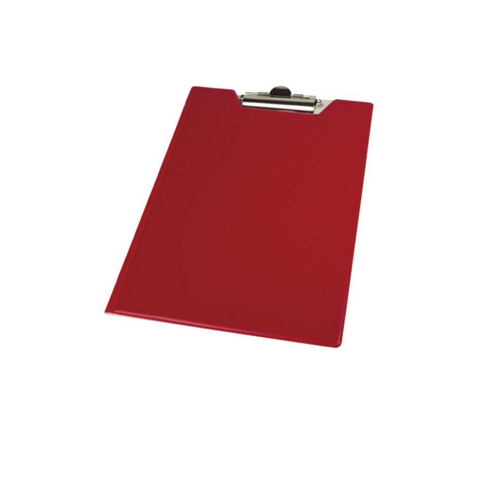 Dossier with Clip A4, red/white