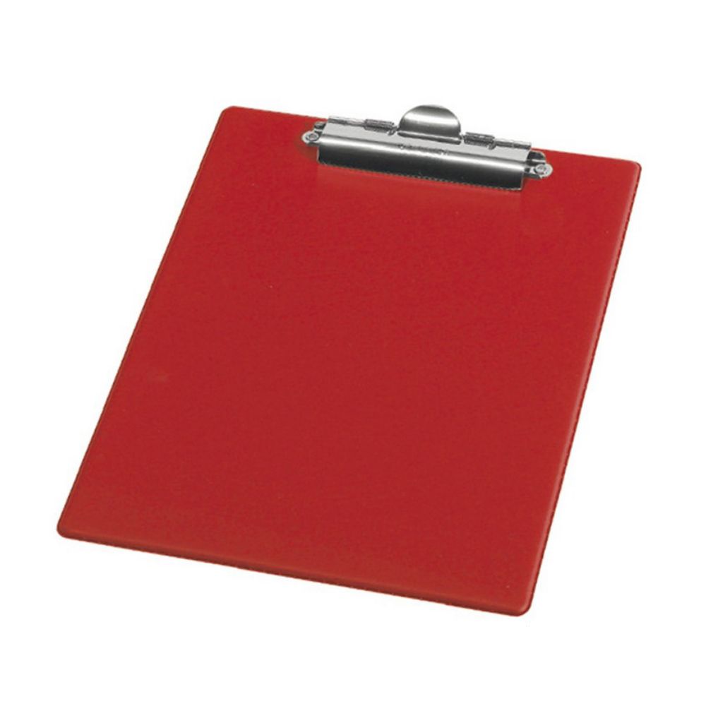 Clipboard (Πινακίδα Σημειώσεων) A4, σε 9 χρώματα - Κόκκινο