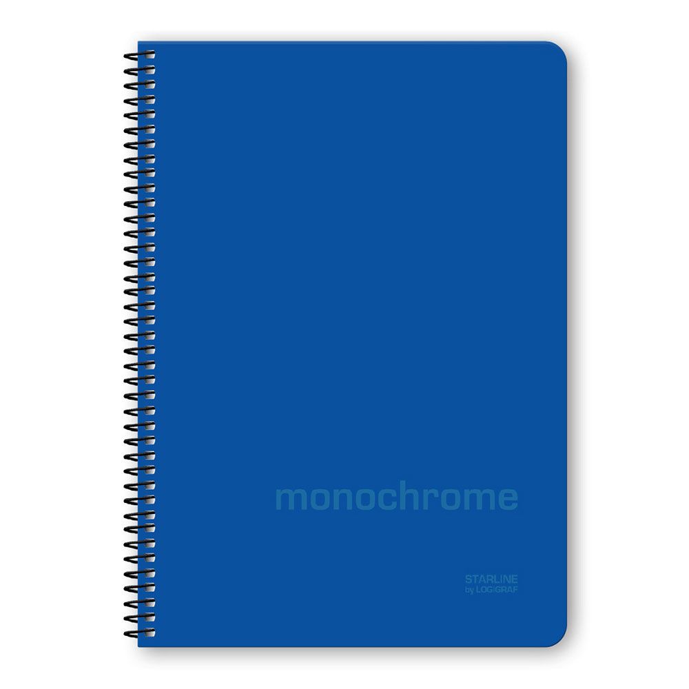 MONOCHROME STARLINE Τετράδιο Σπιράλ Wirelock B5/17Χ25 3Θ 90Φ 6τμχ