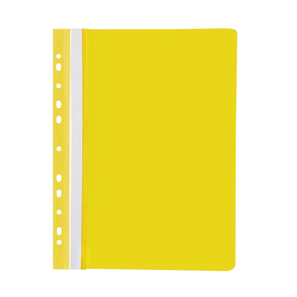 Ντοσιέ Έλασμα με 11 τρύπες Α4 ΡΡ, 20τμχ, σε 7 χρώματα - Κίτρινο