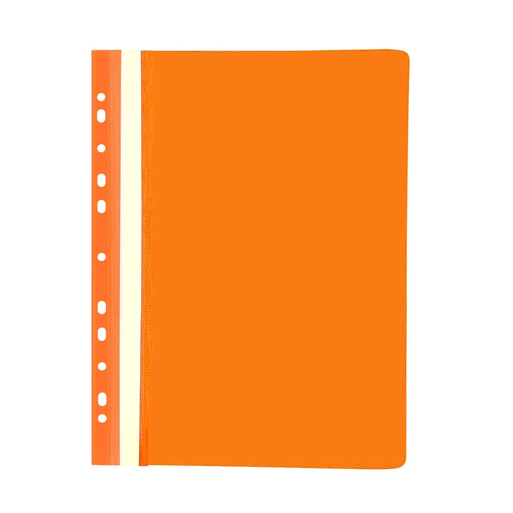 Ντοσιέ Έλασμα με 11 τρύπες Α4 ΡΡ, 20τμχ, σε 7 χρώματα - Πορτοκαλί