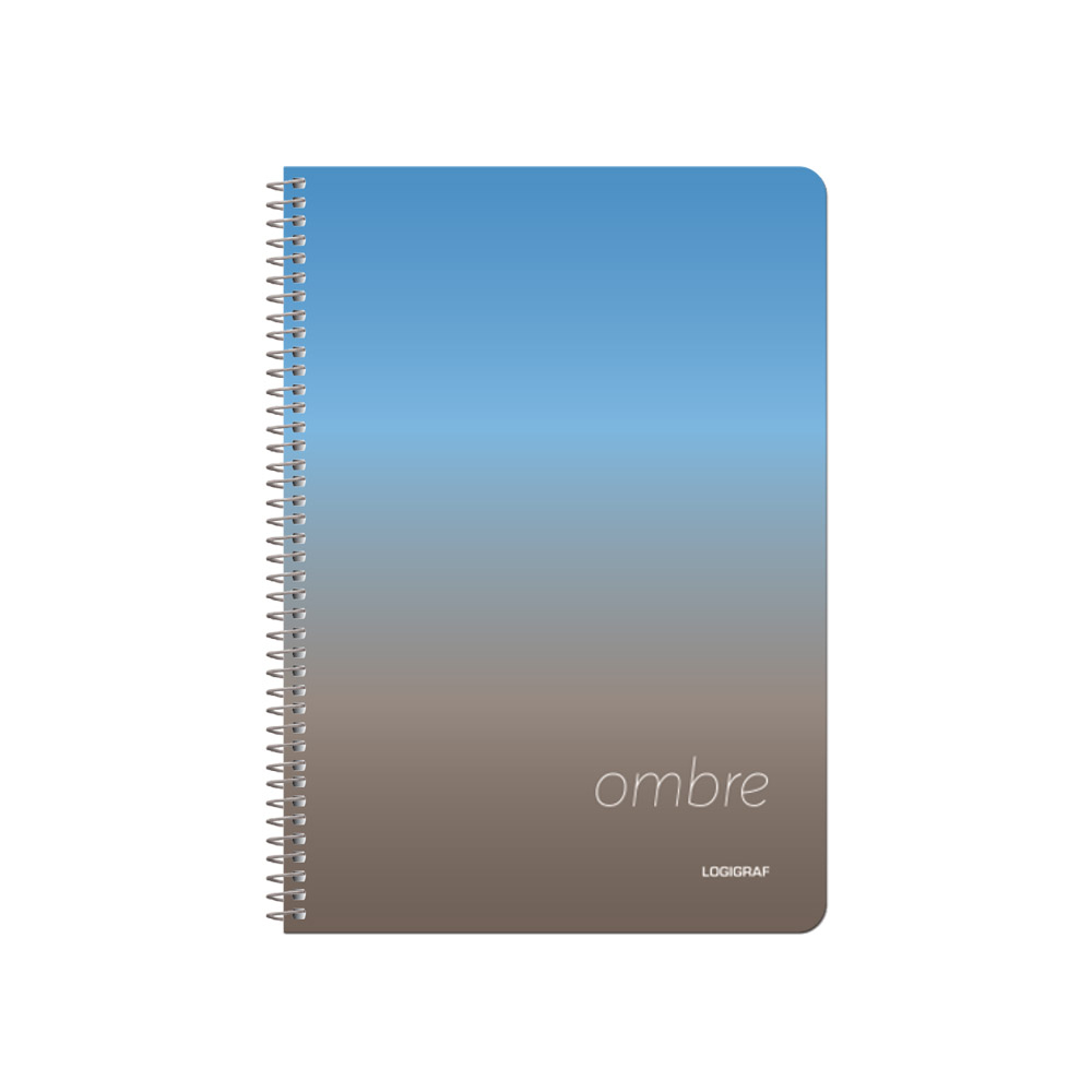 OMBRE Τετράδιο Σπιράλ Wirelock B5/17Χ25 4Θ 90Φ 120τμχ