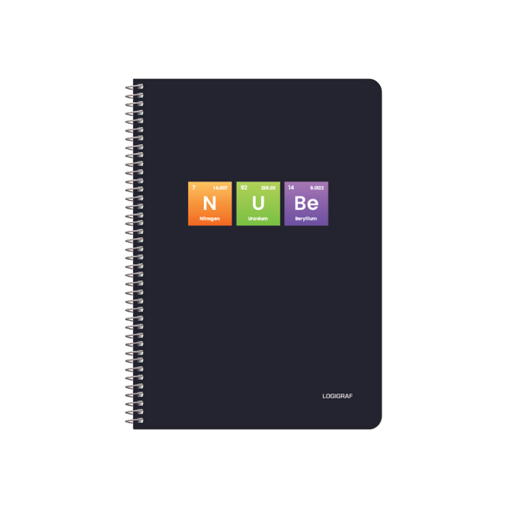 PERIODIC Wirelock Notebook B5/17Χ25 2 Subjects 60 Sheets 10pcs pack