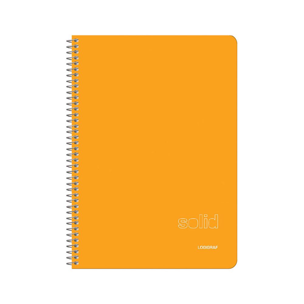 SOLID Τετράδιο Σπιράλ Wirelock B5/17Χ25