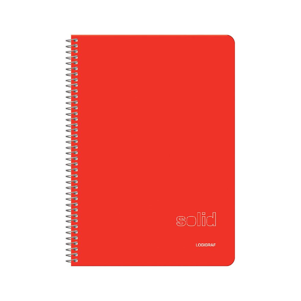 SOLID Τετράδιο Σπιράλ Wirelock B5/17Χ25