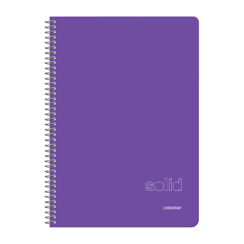 SOLID Τετράδιο Σπιράλ Wirelock Α4/21Χ29