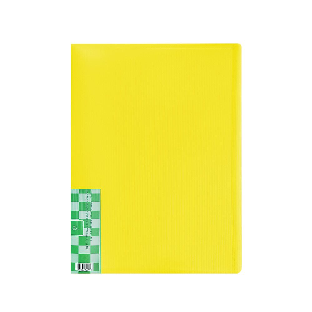Σουπλ FLUO Α4, με 30 διαφανείς θήκες, σε 4 χρώματα ΝΕΟΝ - Πράσινο