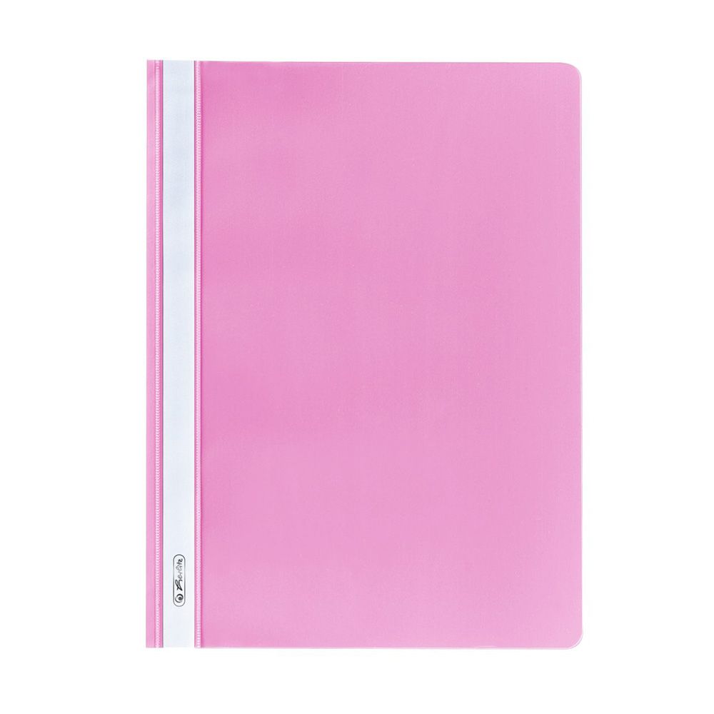 HERLITZ Flat File A4 PP Pink - 10pcs Package
