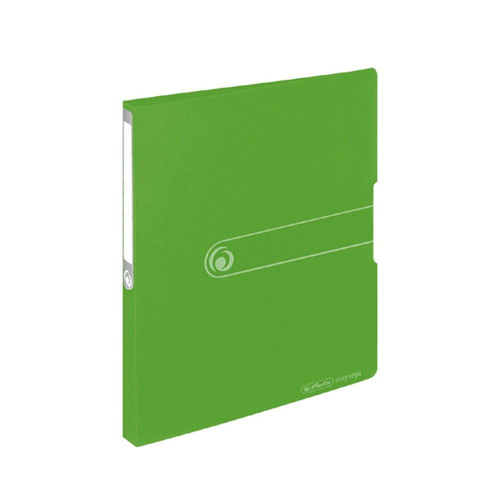 HERLITZ 2-ring Binder PP A4 16mm Easy Orga Green-Transparent
