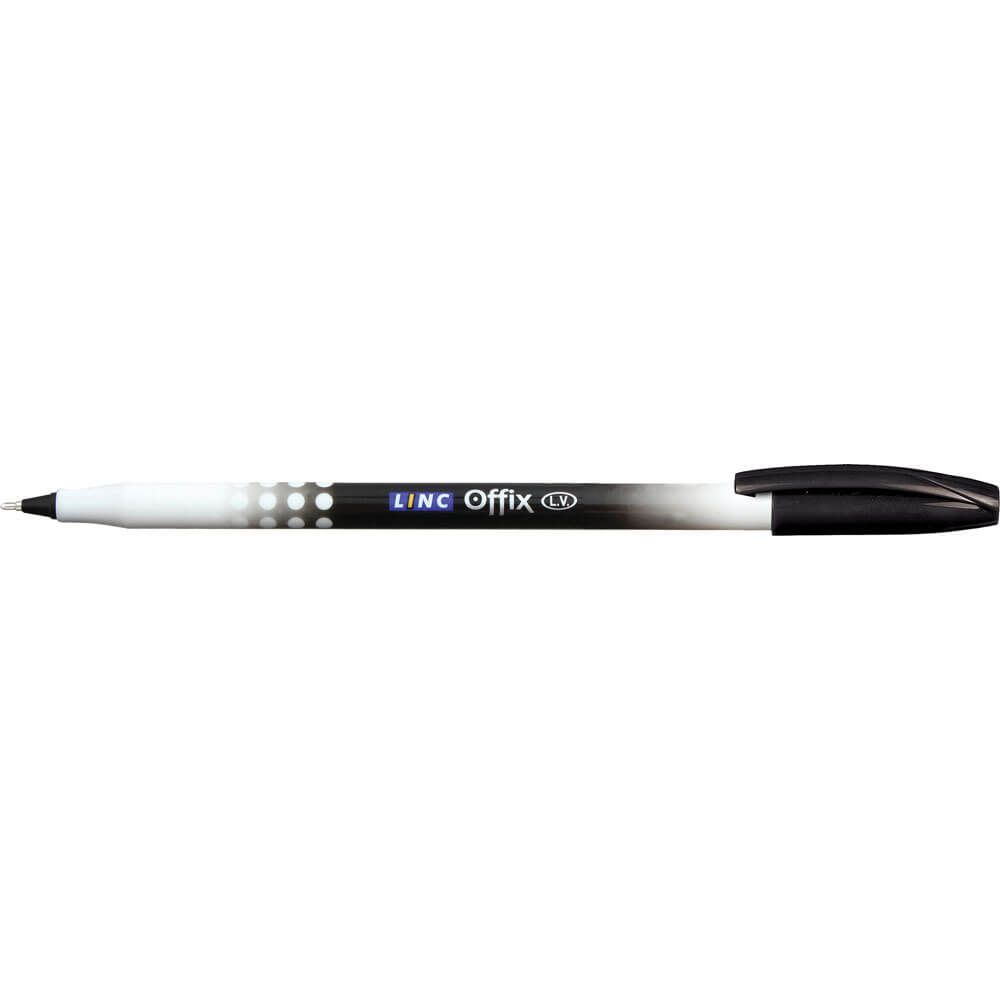 Ball pen LINC Offix/black, box 50pcs