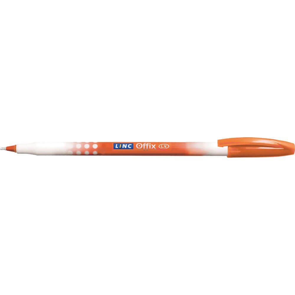 Ball pen LINC Offix/πορτοκαλί, κουτί 50τμχ