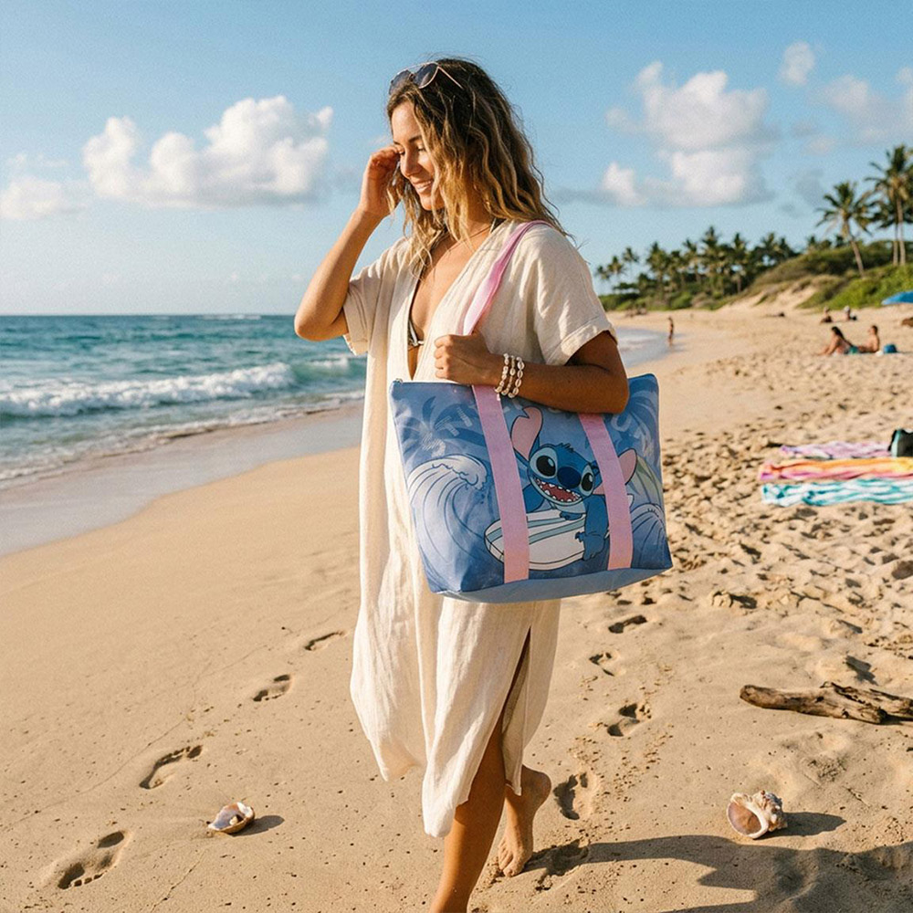 Beach Bag 48Χ34Χ10cm DISNEY Stitch