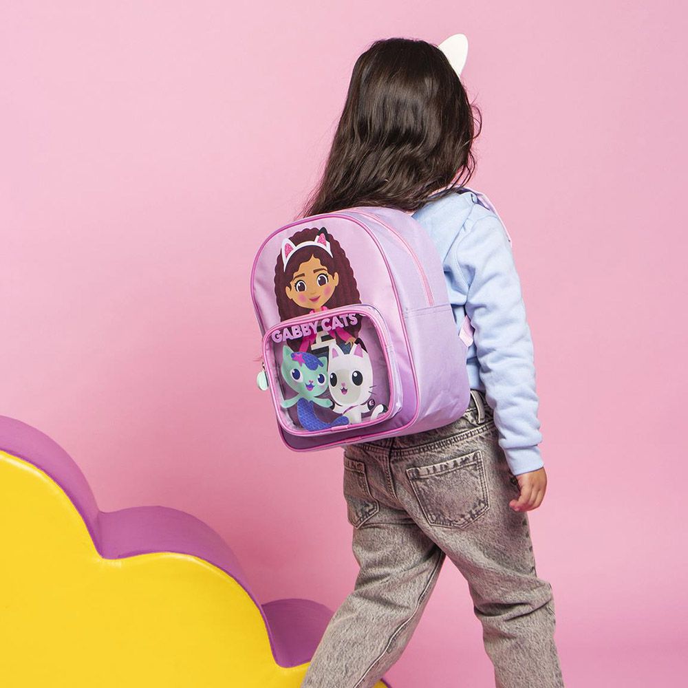 Childrens Backpack 30cm with Pocket GABBY´S DOLLHOUSE Gabby Cats