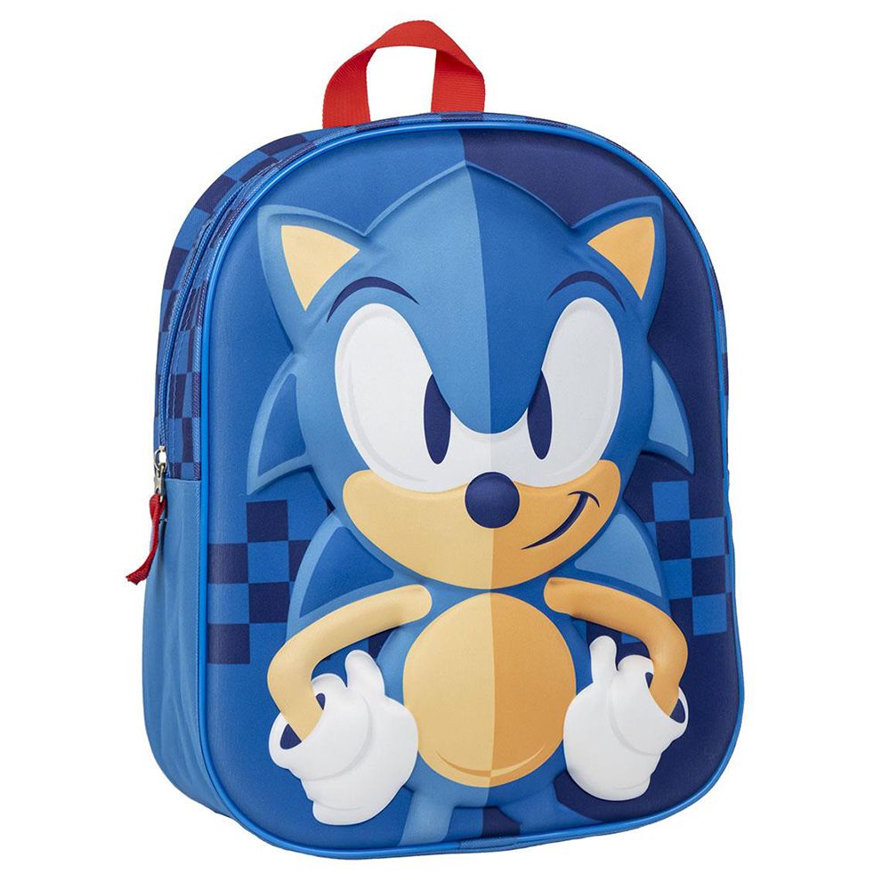 3D Children's Backpack 31cm SONIC THE HEDGEHOG