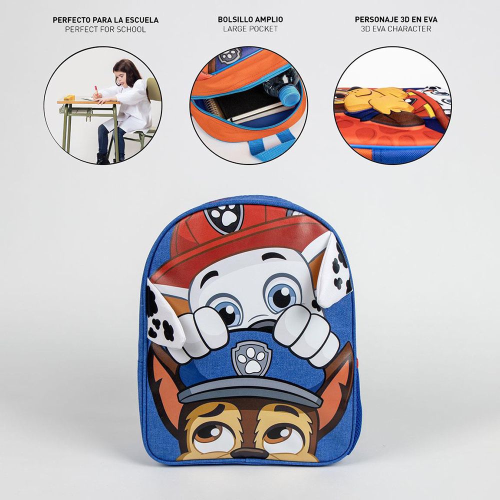 Kids Backpack 30cm with Ears PAW PATROL