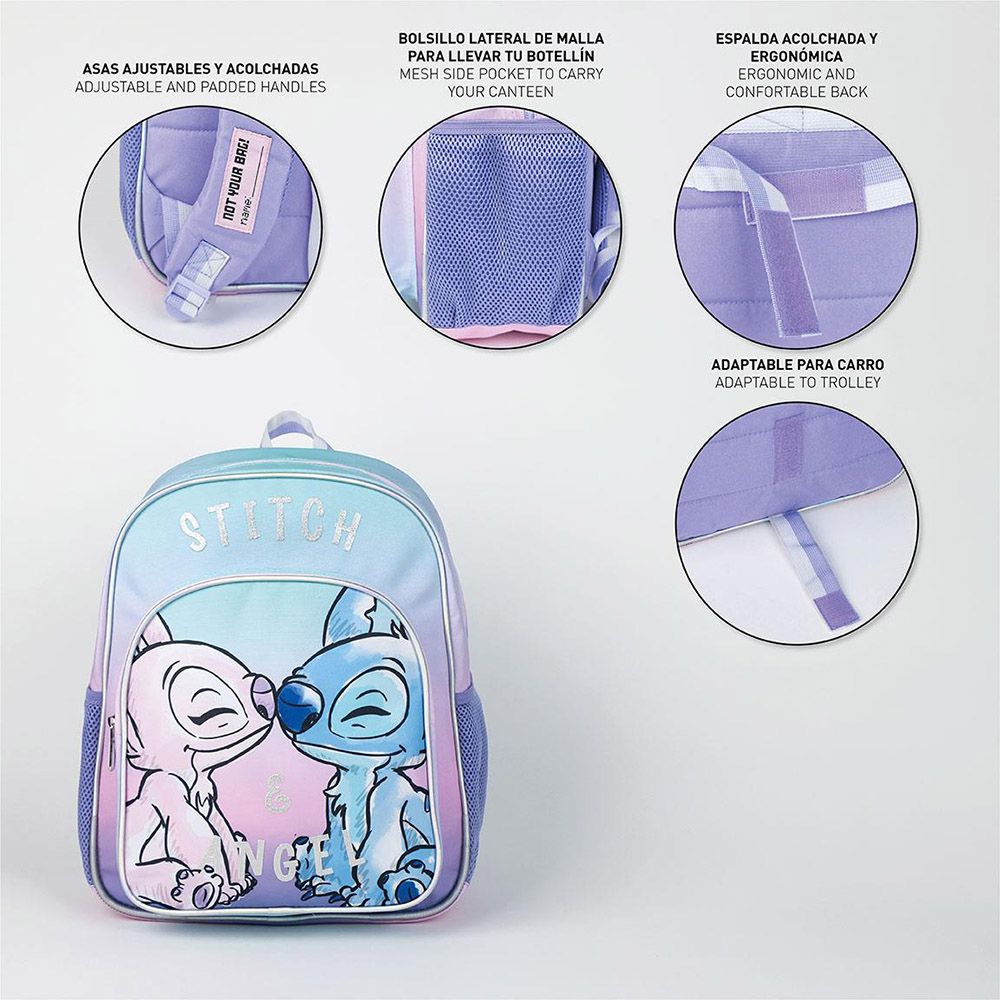 Σχολική Τσάντα Πλάτης 38εκ DISNEY Lilo and Stitch