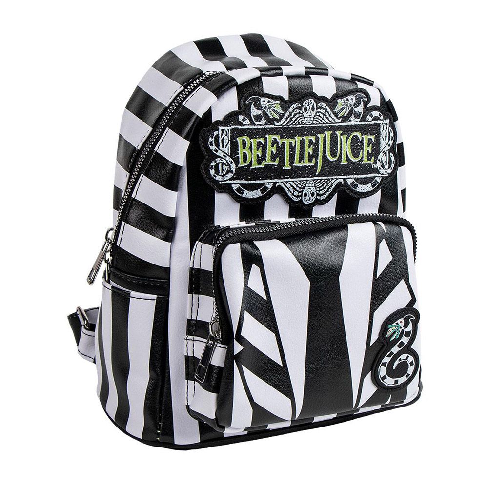 Premium Faux-leather Backpack 25cm BEETLEJUICE